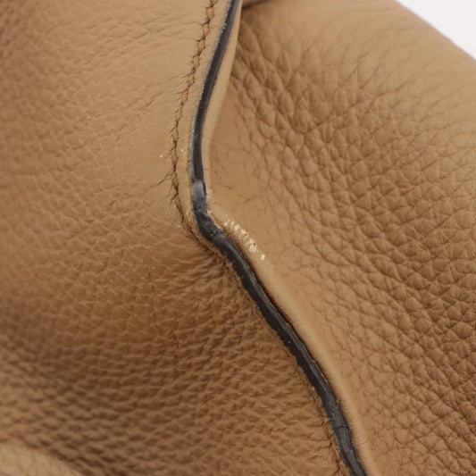 Gucci Brown Calfskin Leather Large Vertical Tote with Interlocking GG