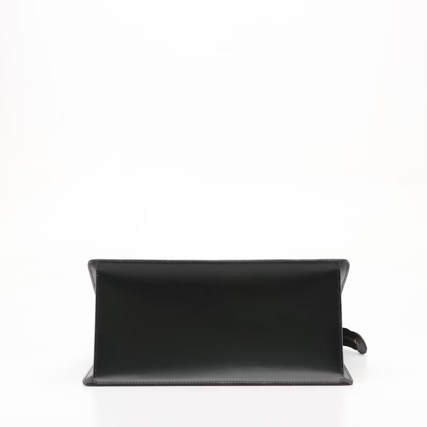Louis Vuitton Riviera Handbag in Black Epi and Smooth Leather