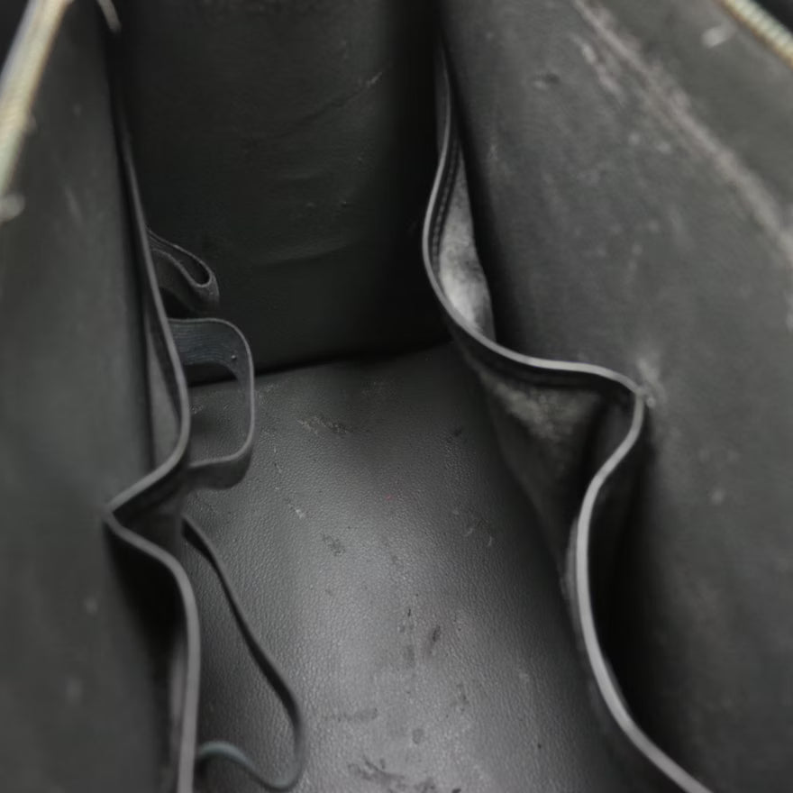 Louis Vuitton Riviera Handbag in Black Epi and Smooth Leather