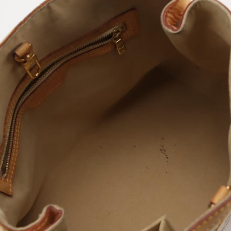 Louis Vuitton Hampstead PM in Damier Azur Coated Canvas and Vachetta Leather