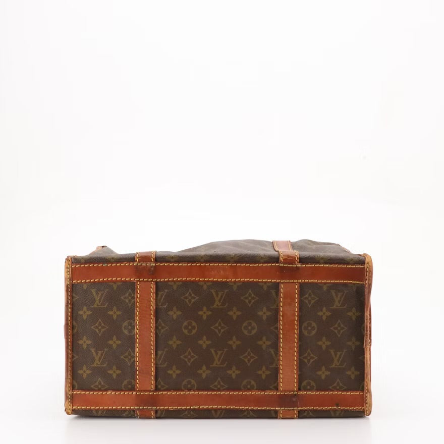 Louis Vuitton Sac Chien 40 Pet Carrier in Monogram Canvas and Vachetta Leather