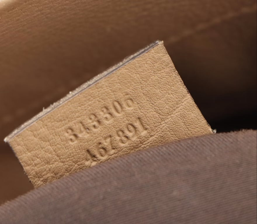 Gucci Brown Calfskin Leather Large Vertical Tote with Interlocking GG