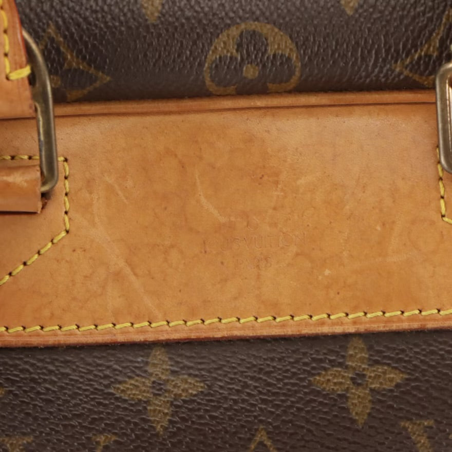 Louis Vuitton Deauville Handbag in Monogram Canvas and Vachetta Leather