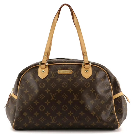 Louis Vuitton Montorgueil PM Bag in Monogram Canvas and Vachetta Leather